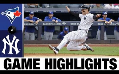 Blue Jays vs. Yankees Highlights (8/21/22) | MLB Highlights