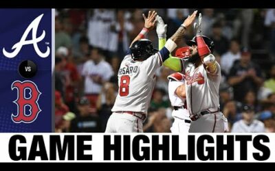 Braves vs. Red Sox Game Highlights (8/10/22) | MLB Highlights