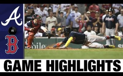 Braves vs. Red Sox Game Highlights (8/9/22) | MLB Highlights