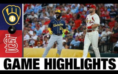 Brewers vs. Cardinals Game Highlights (8/13/22) | MLB Highlights