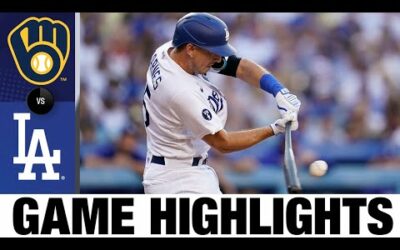 Brewers vs. Dodgers Game Highlights (8/24/22) | MLB Highlights