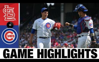 Cardinals vs. Cubs Game 1 Highlights (8/23/22) | MLB Highlights