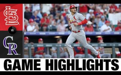 Cardinals vs. Rockies Game Highlights (8/10/22) | MLB Highlights