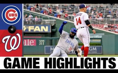 Cubs vs. Nationals Game Highlights (8/15/22) | MLB Highlights