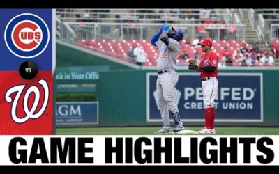 Cubs vs. Nationals Game Highlights (8/17/22) | MLB Highlights