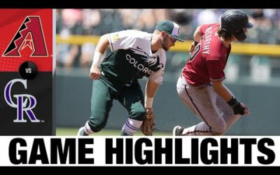 D-backs vs. Rockies Game Highlights (8/14/22) | MLB Highlights