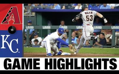 D-backs vs. Royals Game Highlights (8/23/22) | MLB Highlights