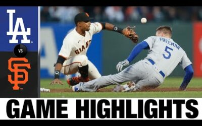 Dodgers vs. Giants Game Highlights (8/1/22) | MLB Highlights