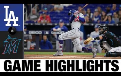 Dodgers vs. Marlins Game Highlights (8/26/22) | MLB Highlights