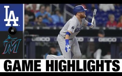 Dodgers vs. Marlins Game Highlights (8/28/22) | MLB Highlights