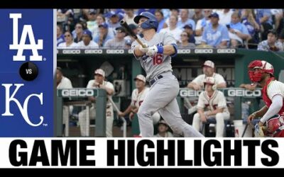 Dodgers vs. Royals Game Highlights (8/13/22) | MLB Highlights