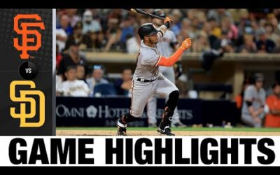 Giants vs. Padres Game Highlights (8/8/22) | MLB Highlights