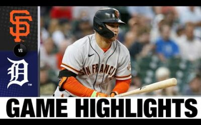 Giants vs. Tigers Game Highlights (8/23/22) | MLB Highlights