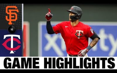 Giants vs. Twins Game Highlights (8/26/22) | MLB Highlights