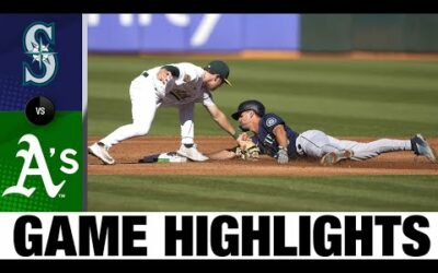 Mariners vs. A’s Game Highlights (8/20/22) | MLB Highlights