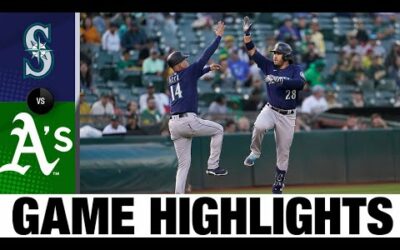 Mariners vs. A’s Game Highlights(8/19/22) | MLB Highlights