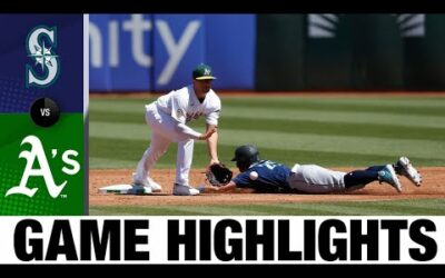 Mariners vs. A’s Highlights (8/21/22) | MLB Highlights