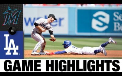 Marlins vs. Dodgers Highlights (8/21/22) | MLB Highlights