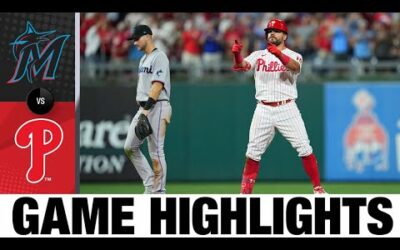 Marlins vs. Phillies Game Highlights (8/10/22) | MLB Highlights