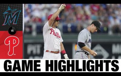 Marlins vs. Phillies Game Highlights (8/9/22) | MLB Highlights