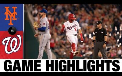 Mets vs. Nationals Game Highlights (8/1/22) | MLB Highlights