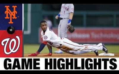 Mets vs. Nationals Game Highlights (8/2/22) | MLB Highlights