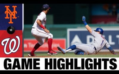 Mets vs. Nationals Game Highlights (8/3/22) | MLB Highlights