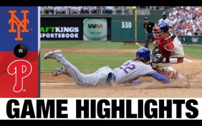 Mets vs. Phillies Game Highlights (8/21/22) | MLB Highlights