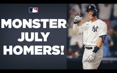 MONSTER homers of the month! (The longest home runs of July ft. Aaron Judge, Byron Buxton and more!)