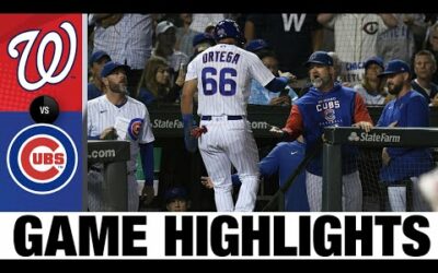 Nationals vs. Cubs Game Highlights (8/10/22) | MLB Highlights