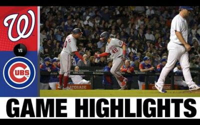 Nationals vs Cubs Game Highlights (8/9/22) | MLB Highlights