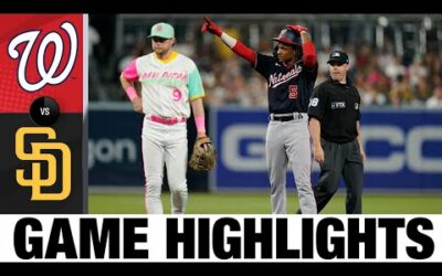 Nationals vs. Padres Game Highlights (8/19/22) | MLB Highlights