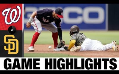 Nationals vs. Padres Highlights (8/21/22) | MLB Highlights