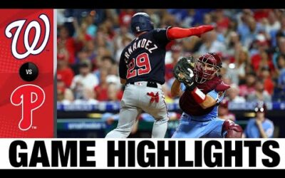 Nationals vs. Phillies Game Highlights (8/4/22) | MLB Highlights