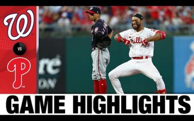 Nationals vs Phillies Game Highlights (8/6/22) | MLB Highlights