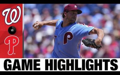 Nationals vs. Phillies Game Highlights (8/7/22) | MLB Highlights