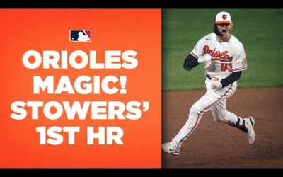 Orioles’ rookie Kyle Stowers hits first career HR with 2 outs and 2 strikes in 9th!!