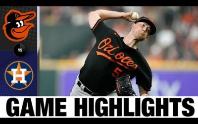 Orioles vs. Astros Game Highlights | (8/26/22) MLB Highlights