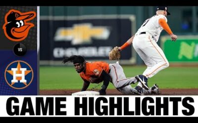 Orioles vs. Astros Game Highlights (8/27/22) | MLB Highlights