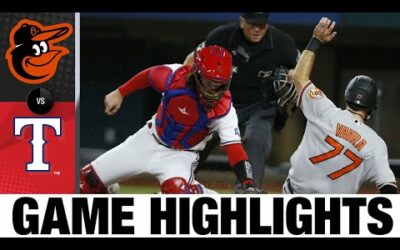 Orioles vs. Rangers Game Highlights (8/1/22) | MLB Highlights