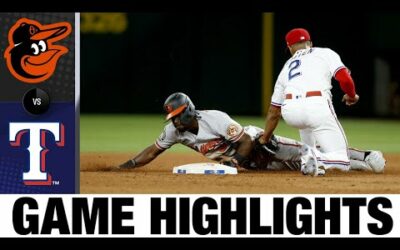 Orioles vs. Rangers Game Highlights (8/2/22) | MLB Highlights