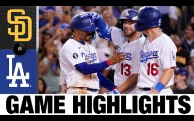 Padres vs Dodgers Game Highlights (8/6/22) | MLB Highlights