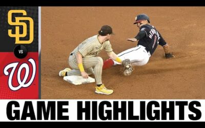 Padres vs. Nationals Game Highlights (8/12/22) | MLB Highlights