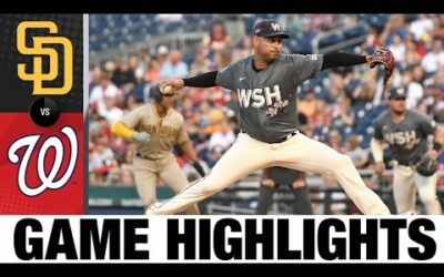 Padres vs. Nationals Game Highlights (8/13/22) | MLB Highlights