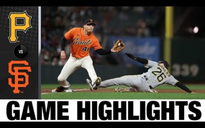 Pirates vs. Giants Game Highlights (8/12/22) | MLB Highlights