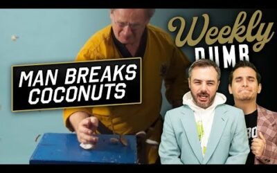 Quarterback drinks coffee with mayonnaise & Man breaks coconut record | Weekly Dumb