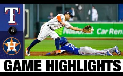 Rangers vs. Astros Game Highlights (8/10/22) | MLB Highlights