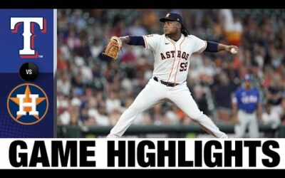 Rangers vs. Astros Game Highlights (8/11/22) | MLB Highlights