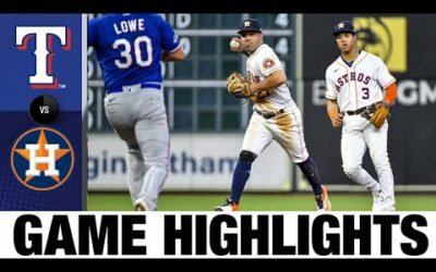 Rangers vs. Astros Game Highlights (8/9/22) | MLB Highlights