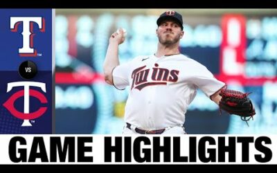 Rangers vs. Twins Game Highlights (8/19/22) | MLB Highlights